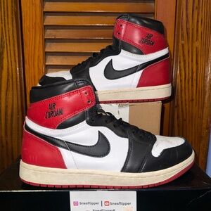 Size 7.5 - Nike Air Jordan 1 Retro High OG Black Toe Reimagined DZ5485 106 Men